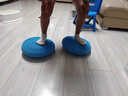 瑜伽平衡墊核心訓練健身腳踩氣墊平衡球半圓加厚兒童腳裸鍛煉器材 藍色 【直徑34cm平衡訓練】 曬單實(shí)拍圖