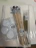 六品堂水粉畫(huà)筆丙烯水彩筆套裝美術(shù)生專(zhuān)用繪畫(huà)尼龍毛筆刷原木色桿水粉筆初學(xué)者學(xué)生工具 曬單實(shí)拍圖