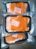 百味殿新鮮新疆三文魚(yú) 生鮮刺身生魚(yú)片海鮮水產(chǎn)冷凍冰鮮中段三文魚(yú)去皮 【特級厚魚(yú)】?jì)糁卸握麎K 1200g 曬單實(shí)拍圖