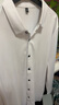 皮爾卡丹高端桑蠶絲襯衫男長(cháng)袖免燙商務(wù)真絲休閑垂感加大碼襯衫西裝感 白色 3XL /43(建議170-180斤) 曬單實(shí)拍圖