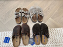 BIRKENSTOCK勃肯德國進(jìn)口男女款牛皮絨面革軟底Boston包頭拖鞋 深棕窄版660463 36 曬單實(shí)拍圖