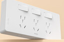 正泰（CHNT）86型擴展插座暗裝廚房多孔轉換器多功能多孔無(wú)線(xiàn)軌道插座 白色 曬單實(shí)拍圖