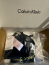Calvin Klein內衣女士簡(jiǎn)約撞色提花舒適ck薄襯墊性感3/4罩杯文胸QF7490AD UB1-太空黑 75B 34B 75B 曬單實(shí)拍圖