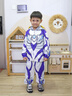 ULTRAMAN奧特曼衣服男童加絨加厚發(fā)光冬裝兒童賽羅男孩冬季套裝蜘蛛俠童裝 【無(wú)限賽羅】（發(fā)光眼鏡胸燈） 120 【建議身高110-120cm】 曬單實(shí)拍圖