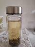 希諾（HEENOOR）雙層玻璃杯男家用商務(wù)辦公泡茶杯子過(guò)濾車(chē)載水杯XN-9607 410mL 曬單實(shí)拍圖