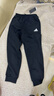 阿迪達斯（adidas）童裝25秋季中大童運動(dòng)長(cháng)褲男女童兒童簡(jiǎn)約百搭束腳針織褲子KS0634 曬單實(shí)拍圖