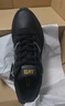 安踏男鞋革面防潑水跑步鞋男黑色輕便防滑休閑鞋春秋運動(dòng)鞋旅游鞋男 曬單實(shí)拍圖