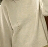 優(yōu)衣庫【狂歡價(jià)】女裝可機洗羅紋半開(kāi)領(lǐng)針織衫/毛衣480414 30 淺米色 S 曬單實(shí)拍圖