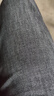 利郎輕時(shí)尚男褲【科技黑】牛仔褲男純黑水洗不易褪色彈力通勤九分褲 黑 32 (175/82A) 曬單實(shí)拍圖