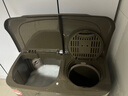 YANGZI揚子集團(tuán)洗衣機(jī)半自動老式家用雙桶大容量雙缸洗衣機(jī)藍(lán)光 洗脫雙筒小型波輪 9公斤強(qiáng)勁電機(jī)-小型款 曬單實拍圖
