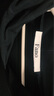fano studios范洛Fano  【黑科技×羊毛萊賽爾】時(shí)髦休閑超模街拍連帽t恤女 黑色 現貨 S 曬單實(shí)拍圖