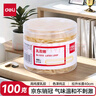 得力（deli）【超級爆款】辦公耐用彈力乳膠圈/橡皮筋/橡膠圈/牛皮筋 財務(wù)辦公用品 100g/筒 3213 曬單實(shí)拍圖