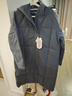 佐丹奴三防羽絨服女裝秋冬新款連帽鵝絨服中長(cháng)款羽絨外套05375732 64灰黛藍 XL 曬單實(shí)拍圖