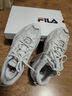 斐樂(lè )（FILA）官方掠奪者2女鞋男鞋情侶跑步鞋季老爹鞋時(shí)尚復古運動(dòng)鞋 雨霧灰-NC【女款】 37.5 曬單實(shí)拍圖