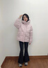 波司登（BOSIDENG）新款羽絨服商場(chǎng)熱賣(mài)同款女短款連帽騏驥紅合身外套新年紅本命年 紫藤粉1863 S 160/84A 體重約100-110斤 曬單實(shí)拍圖