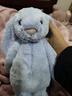 Jellycat害羞藍色邦尼兔 柔軟動(dòng)物毛絨玩偶公仔玩偶送禮娃娃生日新婚禮物 害羞藍色邦尼兔 Medium 曬單實(shí)拍圖