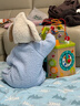 蓋璞嬰兒秋季款刺繡logo羊羔毛連體衣抓絨兒童裝爬服642937 曬單實(shí)拍圖