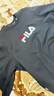 FILA 斐暖科技|斐樂(lè )官方情侶男裝2025冬新款時(shí)尚休閑加絨針織套頭衛衣 正黑色-BK 3XL 190/108A/XXXL 曬單實(shí)拍圖