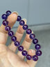 亞梵尼收藏級烏拉圭天然紫水晶手鏈冰種手串送老婆送女友七夕情人節禮物 【珠寶級】天然紫水晶10mm 曬單實(shí)拍圖