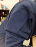 安踏正品男裝運動(dòng)外套男針織夾克男士新款針織運動(dòng)服保暖防風(fēng)衣夾克男 7709深夜藍 不加絨 XL 曬單實(shí)拍圖