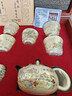 講茗堂鎏999銀茶具整套裝百福陶瓷新年送禮品物長(cháng)輩領(lǐng)導高檔退休實(shí)用 10頭世外桃源（茶壺）-次日達 曬單實(shí)拍圖