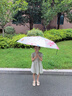 皓梵潔兒童雨傘女自動(dòng)傘晴雨兩用7-12歲便攜高顏值ins女生折疊遮陽(yáng)傘 草莓兔 曬單實(shí)拍圖