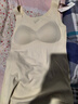 古今（GUJIN）無(wú)痕保暖背心女打底吊帶背心帶胸墊含桑蠶絲貼片女士秋冬新款 曬單實(shí)拍圖