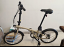 迪卡儂折疊車(chē)T120成人通勤自行車(chē)6級變速20寸輕便單車(chē)淺白堊灰-4588488 曬單實(shí)拍圖