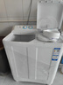 海爾（Haier）雙桶洗衣機半自動(dòng) 家用大件洗 10公斤大容量 省水電 以舊換新 雙缸 原廠(chǎng)品質(zhì)XPB100-81D2 曬單實(shí)拍圖