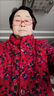 恒源祥（HYX）女冬中老年人媽媽老人奶奶太太短款加厚加絨純棉襖棉服花棉衣外套 藏青樹(shù)葉花 XL (建議80-105斤) 曬單實(shí)拍圖