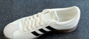 adidas「T頭鞋」VL COURT復古休閑板鞋德訓鞋男女阿迪達斯輕運動(dòng) 漢玉白/黑色/樹(shù)脂黃   37 曬單實(shí)拍圖