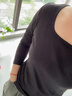 都市麗人打底衫女內搭可外穿洋氣2025秋冬新款方領(lǐng)修身顯瘦長(cháng)袖t恤上衣 曬單實(shí)拍圖