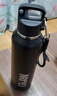 恩爾美保溫杯大容量單手開(kāi)蓋男不銹鋼運動(dòng)水壺學(xué)生便攜戶(hù)外保冷杯水杯 【夜幕黑】1000毫升/保冷熱 曬單實(shí)拍圖