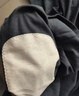 寶派保暖內衣套裝男士含羊絨桑蠶絲抗菌情侶打底恒溫女秋衣秋褲秋冬季 羊絨暖護貼男黑灰 3XL 曬單實(shí)拍圖