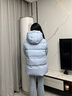 波司登25新款羽絨服女短款90絨冰雪運動(dòng)時(shí)尚冬季連帽保暖外套B250246806 雪影藍5A29 XS 155/80A 體重約100斤以?xún)?曬單實(shí)拍圖