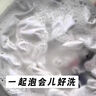 校服凈學(xué)生衣物清潔劑白色衣物洗衣粉去油漬發(fā)黃污漬清新亮白彩漂 濃縮新升級基礎裝500g*1袋 曬單實(shí)拍圖
