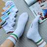 頂瓜瓜襪子女100%純棉秋冬季【10A抗菌防臭】吸汗透氣中筒女士休閑襪子 曬單實(shí)拍圖