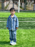 馬克華菲童裝男童套裝秋裝兒童牛仔外套春秋款2025新款男孩秋季帥氣中大童 藍K01+藍K01 140 曬單實(shí)拍圖