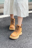 駱駝（CAMEL）【山越】大黃靴2025新款經(jīng)典百搭時(shí)尚馬丁靴 L25W076018 土黃 37 曬單實(shí)拍圖