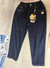 PawinPaw卡通小熊童裝25年秋冬新款男童牛仔褲寬松保暖 D/Indigo深牛仔藍色/57 130 曬單實(shí)拍圖