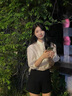 卡汐沐 熱褲女2025新款春秋冬a字打底褲西裝包臀褲顯瘦高腰短褲女防走光 熱褲 黑色 S (建議90-100斤) 曬單實拍圖