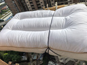 水星家紡枕頭纖維枕頸椎枕成人睡覺(jué)專(zhuān)用暖柔類(lèi)羽絨云朵枕一對高款黃 曬單實(shí)拍圖