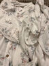 婧麒（JOYNCLEON）月子服春秋竹棉孕婦睡衣產(chǎn)后哺乳待產(chǎn)胸墊家居服 藍L Jyz157092 曬單實(shí)拍圖