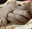 CHARLES&KEITH絎縫菱格鏈條水桶包雙肩包包女包女友生日禮物CK2-10701506 Light Pink淺粉色 M 曬單實(shí)拍圖