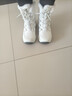 駱駝（CAMEL）熔巖雪地靴女懶人毛毛鞋冬季增高防寒休閑靴 L25W577050 米色 40 曬單實(shí)拍圖