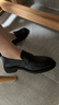 星期六（St&Sat）真皮軟底通勤樂(lè )福鞋2026春季新款英倫風(fēng)一腳蹬小皮鞋SZSSD1111P57 黑色 36 曬單實(shí)拍圖