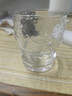 翻口杯豎條紋玻璃咖啡杯風(fēng)琴水杯家用高顏值竹節(jié)杯拿鐵牛奶果汁杯 嘟嘟杯 錘紋款1個(gè)260ml 曬單實(shí)拍圖