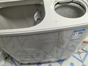 美的（Midea）洗衣機半自動(dòng)雙桶 8kg大容量半自動(dòng)洗衣機 二級能效 雙桶雙缸 以舊換新 強動(dòng)力透徹洗136 曬單實(shí)拍圖
