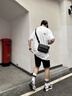 老人頭男士斜挎包胸包大容量單肩輕便郵差包通勤外出挎包旅行包生日禮物 曬單實(shí)拍圖