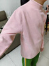 貓人兒童保暖內衣套裝女童羊毛蠶絲秋衣秋褲男童中領(lǐng)打底衫中大童睡衣 雙面羊毛蠶絲-薔薇粉中領(lǐng) 150 建議135-145cm,60-75斤 曬單實(shí)拍圖
